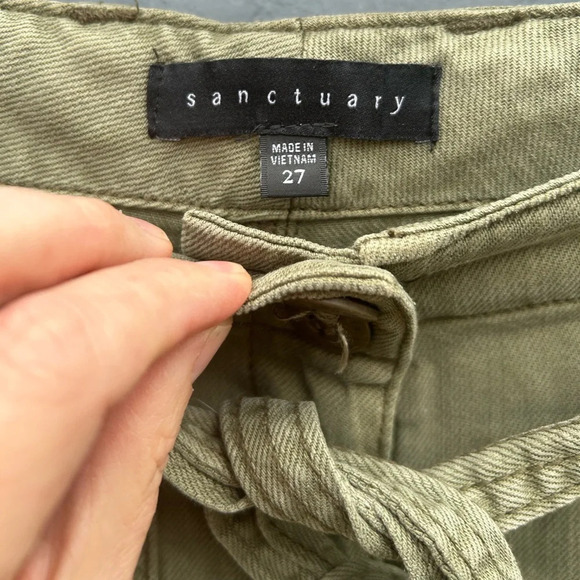 Sanctuary Cargo tie front pants, size 27 - Picture 4 of 11